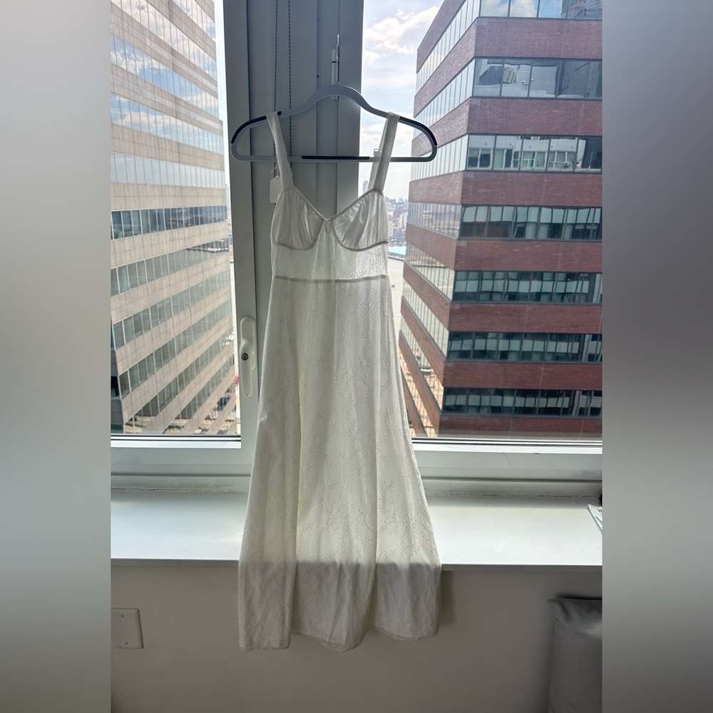 White Lace Slip Dress